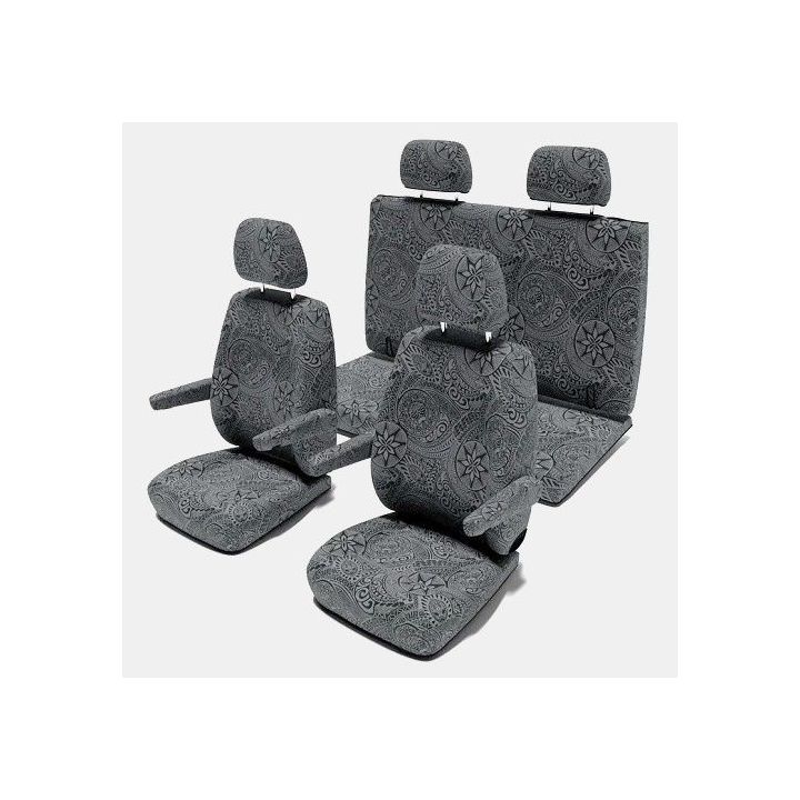 Jeu de housses sur mesure conducteur et passager pour VW T6/T6.1 California -Hawaïan Dream