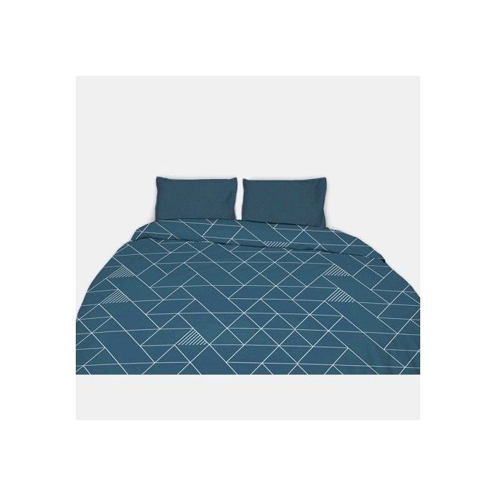 Couchage ROOFVAN Grand CONFORT XL Géo Navy 120 x 190 x 4 cm DUVALAY
