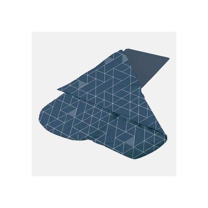 Couchage ROOFVAN Grand CONFORT Géo Navy 110 x 190 x 4cm DUVALAY