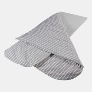 ROOFVAN Grand CONFORT Cama com riscas cinzentas 110 x 190 x 4 cm DUVALAY