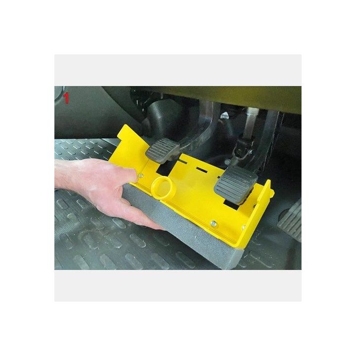Antivol de pédales pour Peugeot BOXER depuis 2007 avec Boite Auto MILENCO M6972