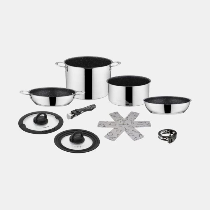 ACADEMY NG 7 1 Ø 22 cm steelpannenset