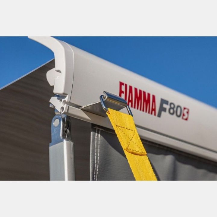 Sangle anti-tempête Jaune TIE DOWN FIAMMA pour stores montés sur fourgons aménagés