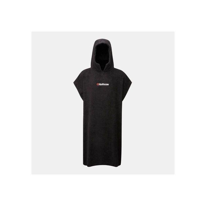 Poncho BEACH BASHA Schwarz NORTHCORE