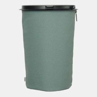 Poubelle de camping verte Taille M 5 litres FLEXTRASH avec son piquet de support télescopique