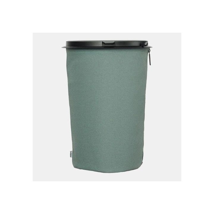 Caixote do lixo verde para campismo Tamanho S 3 litros FLEXTRASH com vara de suporte telescópica