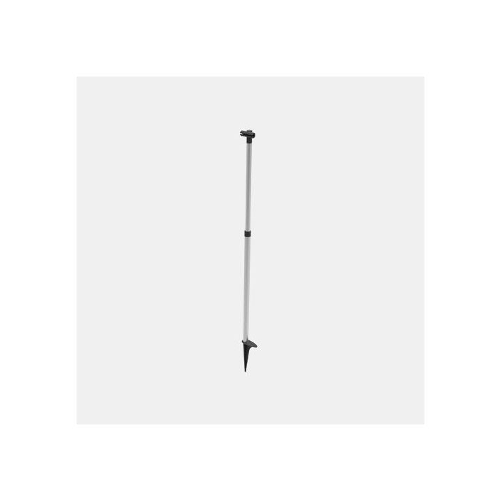 FLEXTRASH Green camping garbage can Size S 3 liters with telescopic support pole