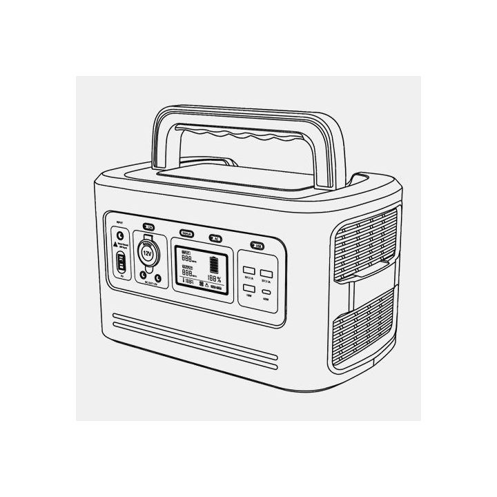 POWER UNIT 32Ah/500W CARBEST autonomous battery station for motorhomes and caravans