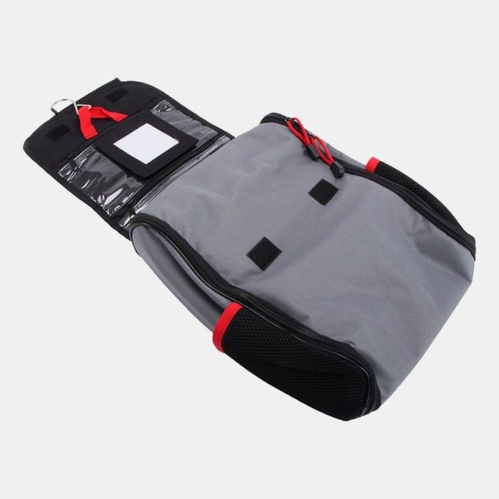 PACK ORGANIZER TOILETRY Organizador Fiamma- Preto e vermelho - para carrinhas convertidas