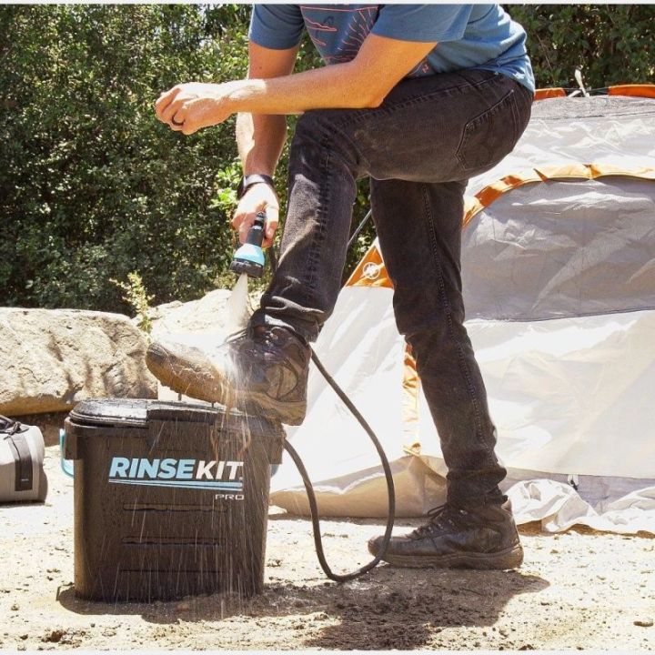 Douche mobile 13.3l  RINSEKIT PRO - camping et nature