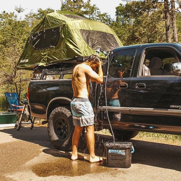Douche mobile 13.3l  RINSEKIT PRO - camping et nature
