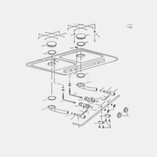 Satz von 5 Brennerdichtungen 1 mm für Edelstahlgaskocher DOMETIC CRAMER