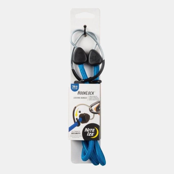 Sangle HOOK LOCK BUNGEE NITE IZE - pour rangement en coffre ou soute