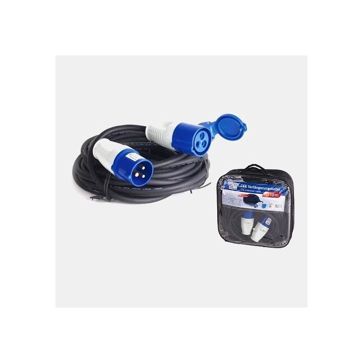 Alargador para 2 tomas CEE17 - 10 m - calidad superior