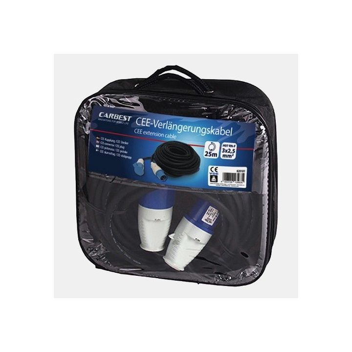 Alargador para 2 tomas CEE17 - 10 m - calidad superior
