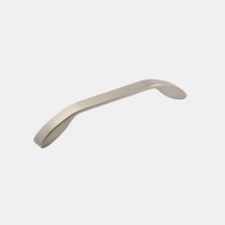 Poignée de meuble en acier nickel poli 185 mm - sans serrure