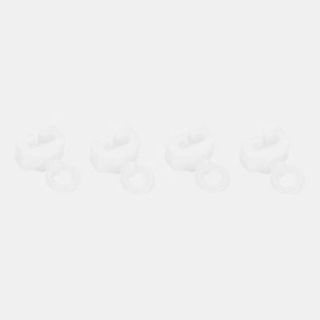 Set of 4 nylon track stops for curtain track - for I-rail
