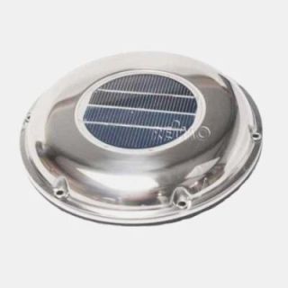 Dakventilator op zonne-energie - chroom