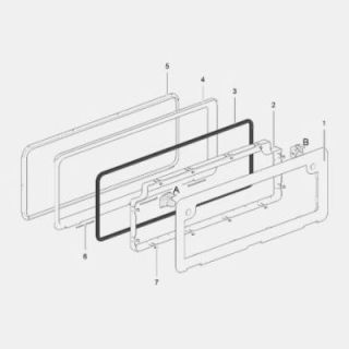 Gasket for N° 5 Thetford service doors