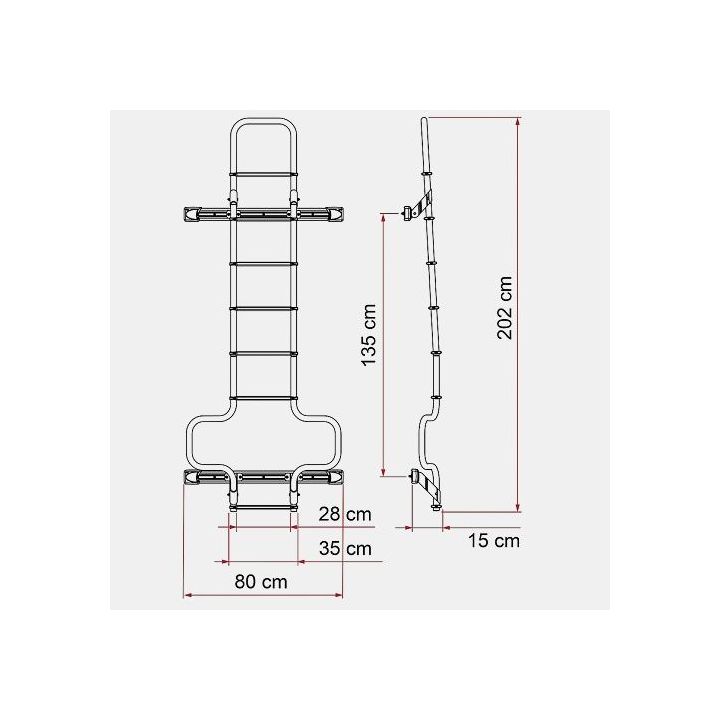 Deluxe DJ H3 7 Märkte Fiamma - für Peugeot Boxer H3 nach 06/2006