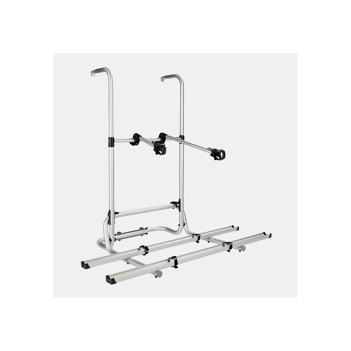 Fahrradträger BIKE RACK QUIPON für Wohnmobile - Silbergrau - 2 Elektrofahrräder