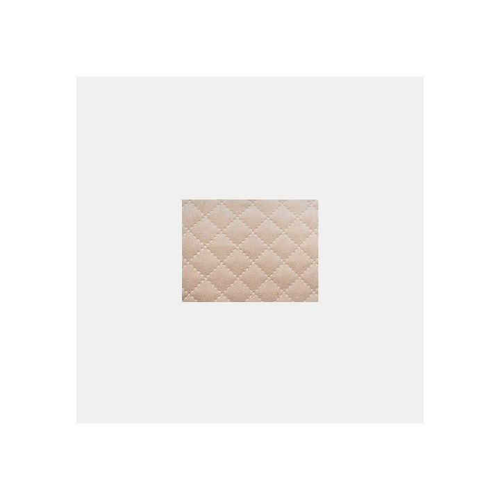 Revêtement matelassé beige - largeur 142 cm - au mètre