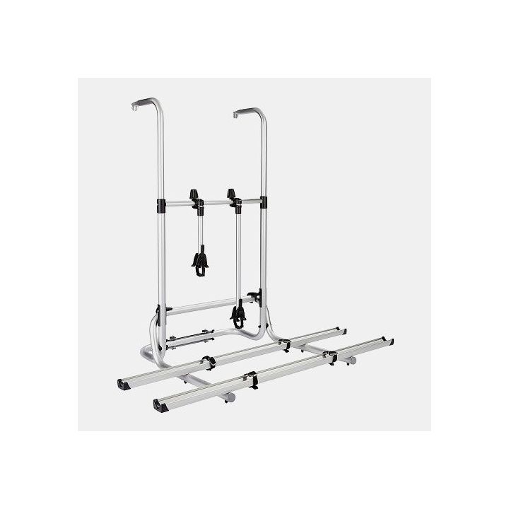 Fahrradträger BIKE RACK QUIPON für Wohnmobile - Silbergrau - 2 Elektrofahrräder