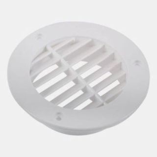 Rejilla de ventilación de plástico blanca Ø110 mm para furgonetas y furgones