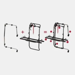 Porte-vélos Carry Bike Frame DEEP BLACK & kit Frame FIAMMA pour Fiat Ducato (H2 & H3) après 2006 - restylage 2023