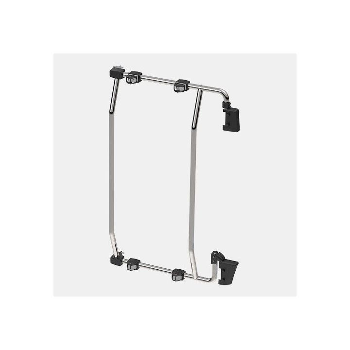 Porte-vélos Carry Bike Frame DEEP BLACK & kit Frame FIAMMA pour Fiat Ducato (H2 & H3) après 2006 - restylage 2023