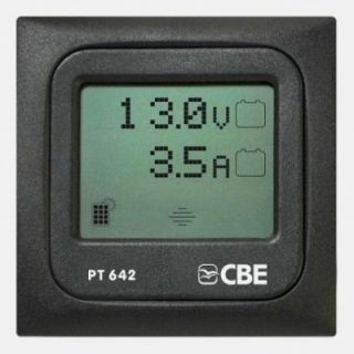 Panneau contrôle tactile gris foncé PT642G CBE