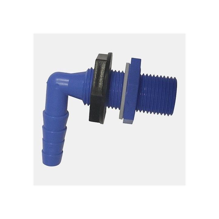 Raccord coudé pour raccordement réservoir - 1/2"x10/12 mm