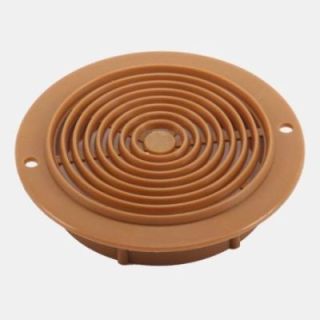 Diâmetro de grade de ventilação marrom e redonda 78 mm plástico para vans organizados