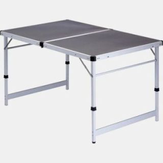 Mesa de acampamento dobrável Antracite 120x70x60 cm para vans e vans organizados