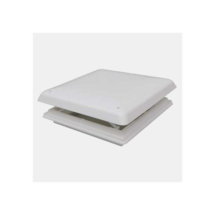 Chantal 40x40 cm wit dakraam met handgreep en vliegenhor