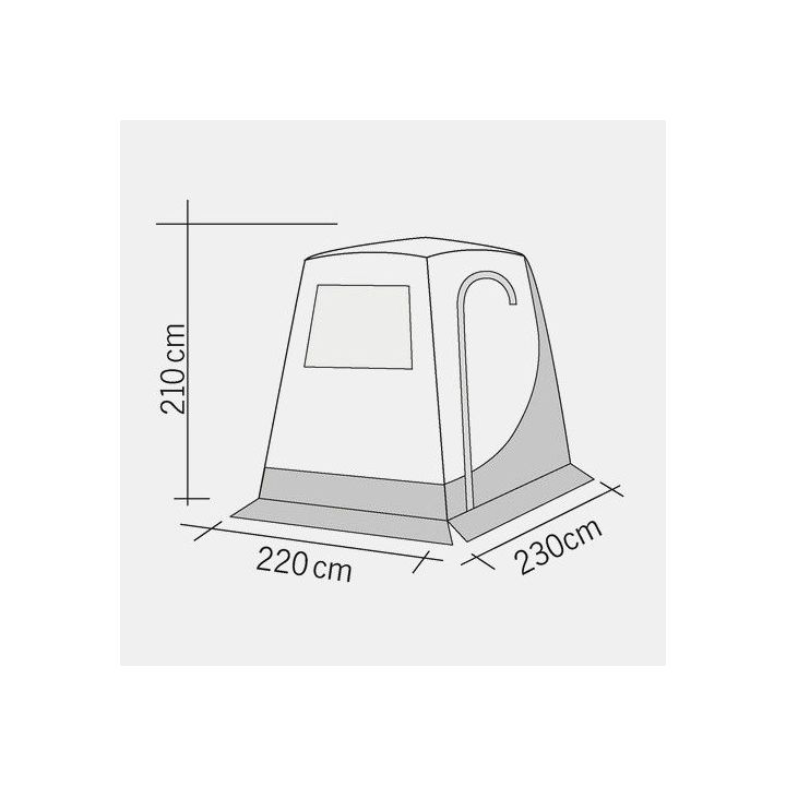 Tenda portellone PREMIUM per TRAFIC JUMPER TRANSIT CUSTOM NV2300 VIVARO C - 230x220 cm