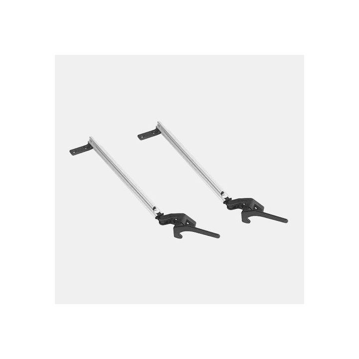 Paar Rechtkompas + Links met 230 mm-afstand voor de baai van Parapress Polyplastic