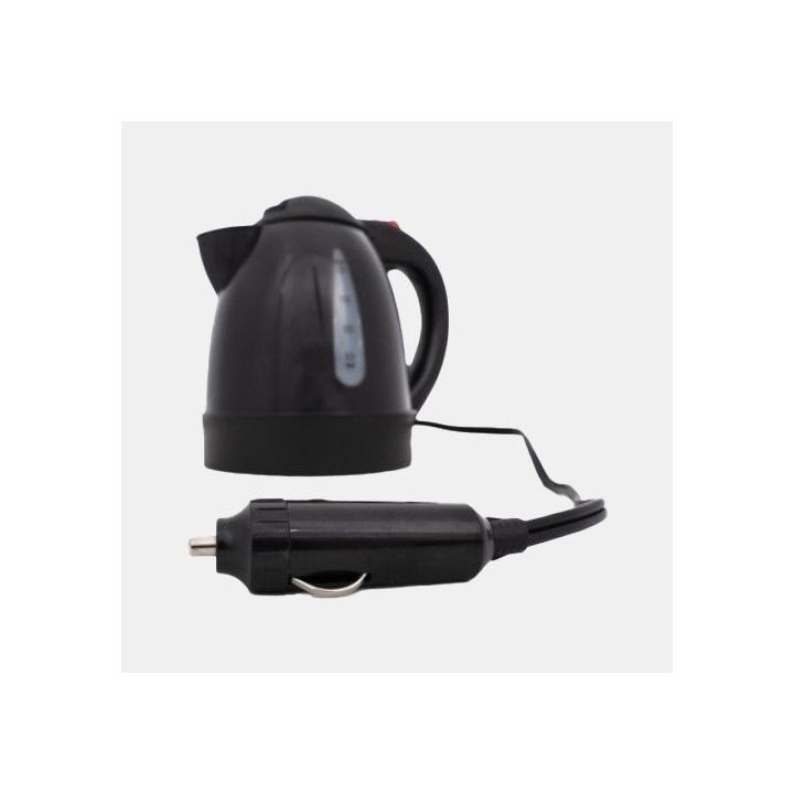 Hervidor de silicona negra de 12V 1 litro