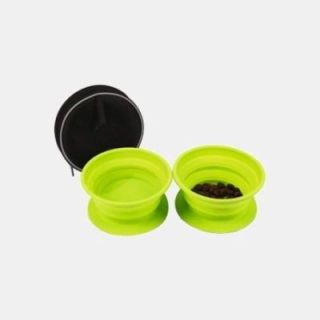 Cuencos retráctiles de viaje para perros y gatos - set de 2