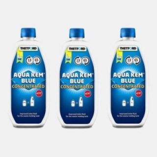 Kit de 3 additifs AQUA KEM Blue concentré 0.78lTHETFORD