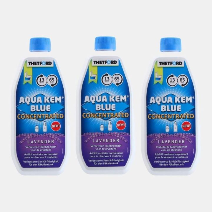Kit de 3 additifs AQUA KEM Blue concentré 0.78l THETFORD - Lavande