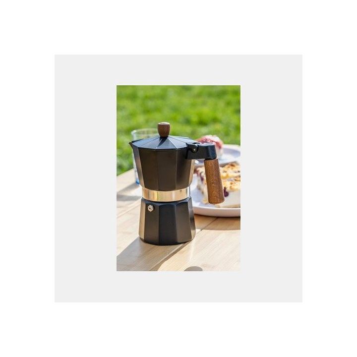 Cafetière expresso noire 6 tasses Holiday Travel