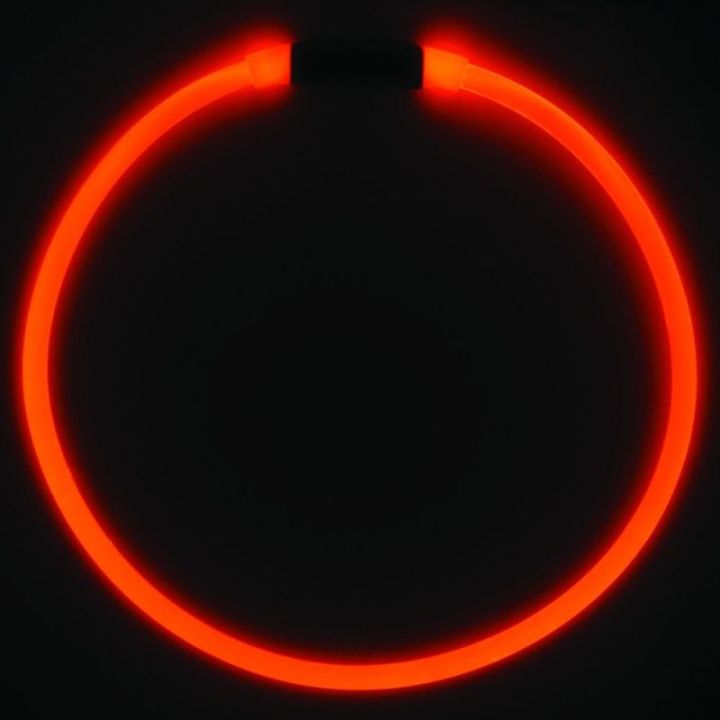 Collier NITEHOWL Safety Necklace NITE IZE pour chiens - orange fluo