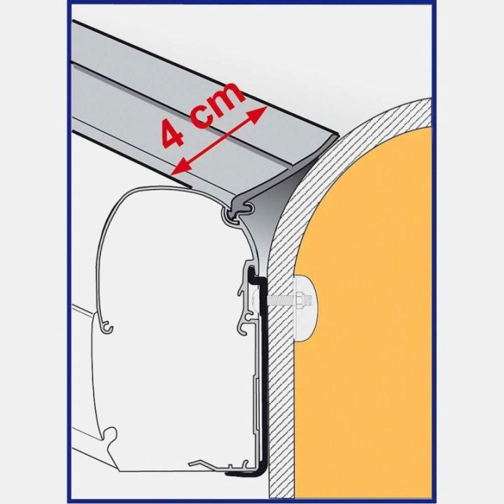 Guardia guardia master m Fiamma - Almacenar F 45s - L: 4 cm - metro