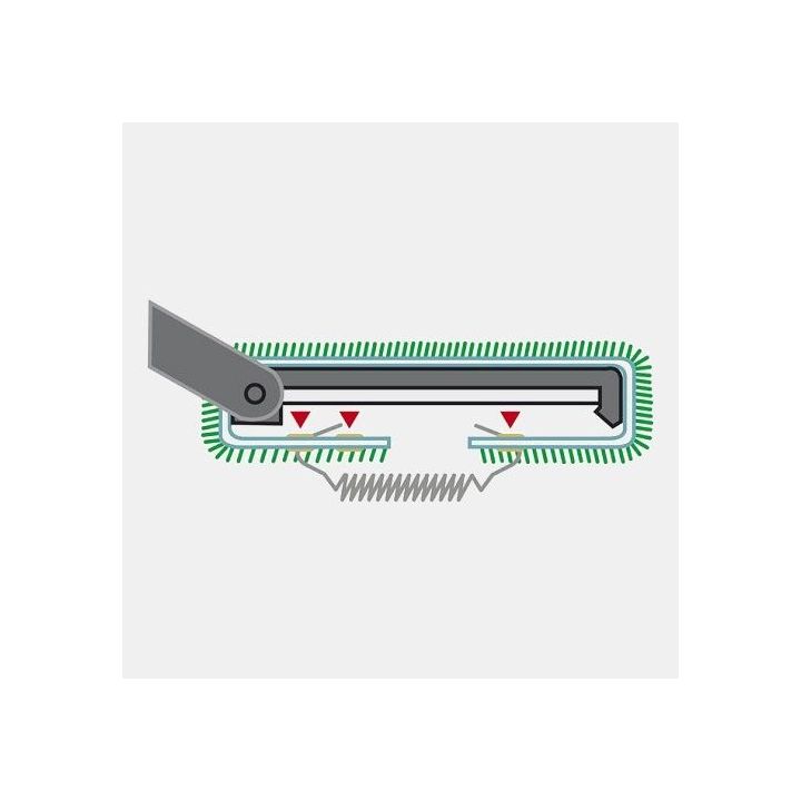 Tapis marchepieds vert CLEAN STEP Fiamma