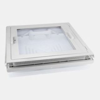 Dakraam 42 MPK - 400x400 mm - grijs - met insectenhor en verduisteringsrolgordijn