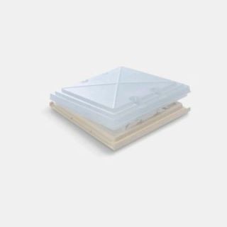 Skylight 42 MPK - 400x400 mm - beige - with insect screen and blackout blind - for panel vans