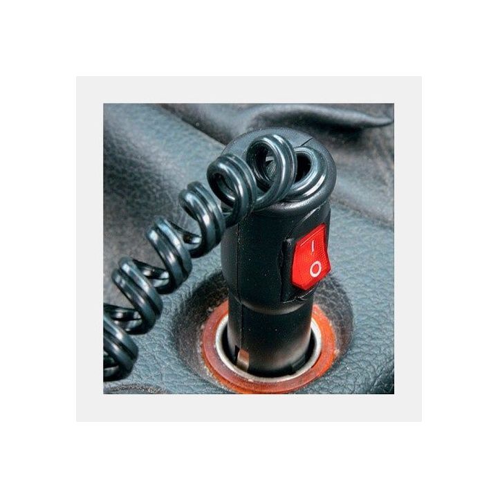 Universal 12V plug 8A 12/21 mm with switch