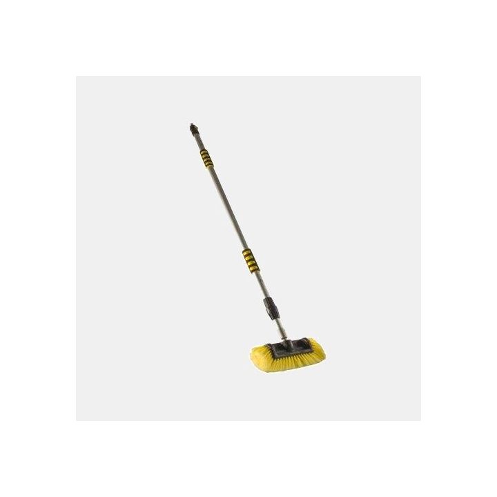 Telescopic aluminium washing brush L: 115-180 cm for motorhomes and caravans