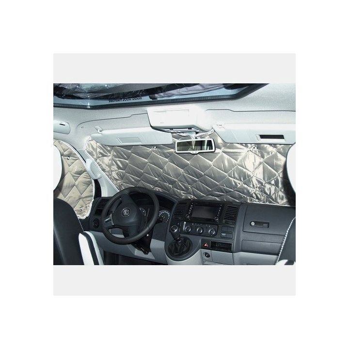 Jeu 9 Rideaux intérieurs isolants Mercedes Vito Viano court - doubles portes - 2004-2014
